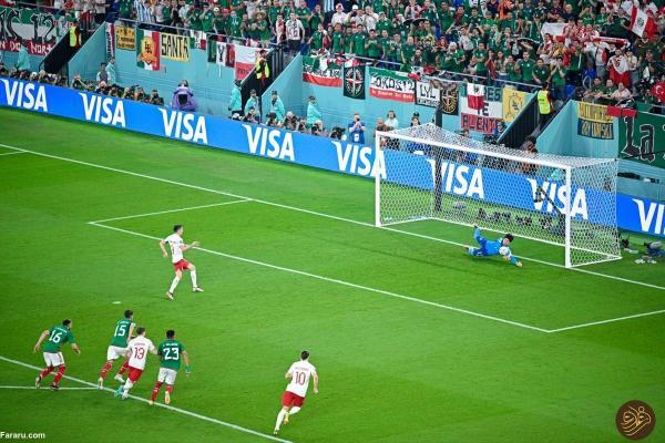 خلاصه بازی مکزیک 0 ، 0 لهستان؛ پنالتی هدر رفته لواندوفسکی