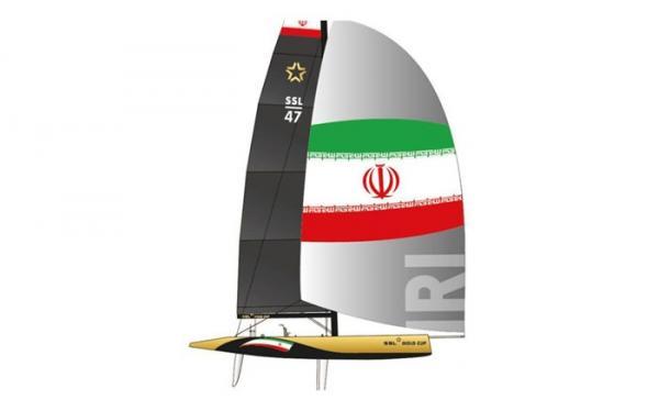 از قایق رسمی ایران در لیگ ستاره های بادبانی رونمایی شد