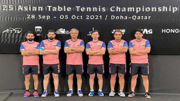 مردان تنیس روی میز ایران برنده دیدار مقابل هنگ کنگ