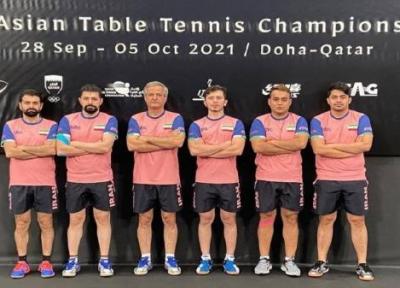 مردان تنیس روی میز ایران برنده دیدار مقابل هنگ کنگ